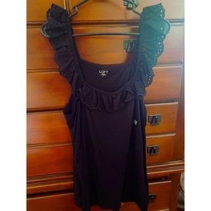 Never Worn Loft Black Top